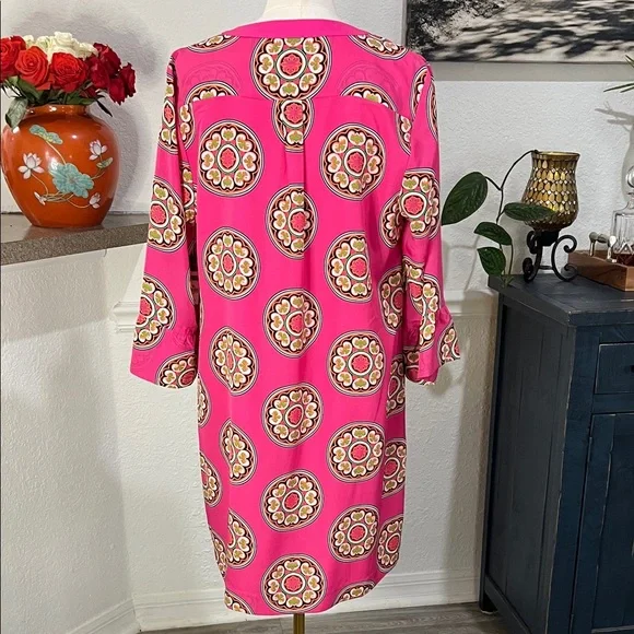 Crown & Ivy Pink Patterned Dress - Picture 9 of 12